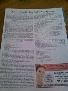 acne and face specialist in the news