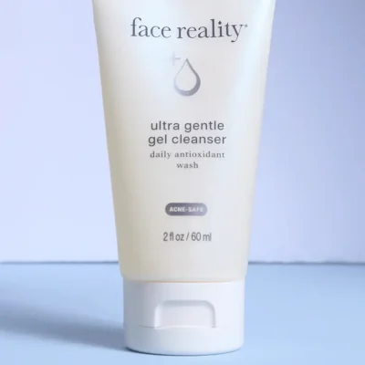 Face Reality travel size ultra gentle gel cleanser.