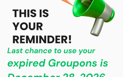 Book your Expired Student Service Groupons before 2027